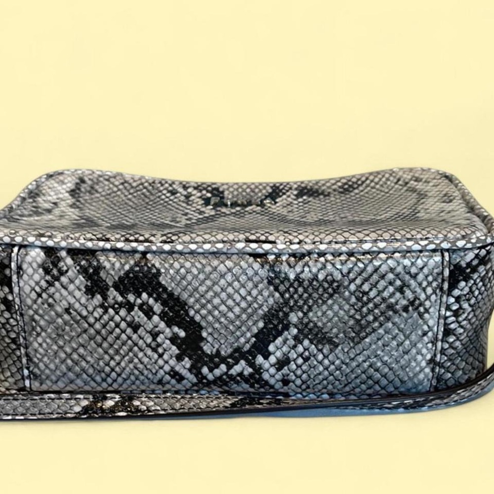 Furla Python Print Leather Camera Bag Crossbody S… - image 5